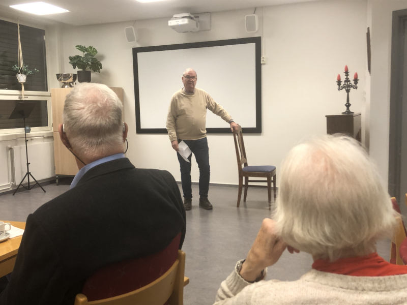 Arve Øverby foredro om sitt liv - 31. oktober 2022